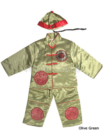 Cute Boy Quilted Suit with Cap